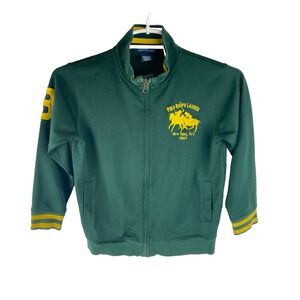 Polo Ralph Lauren Kids 7 Full Zip Track Jacket Embroidered Logo Spellout
